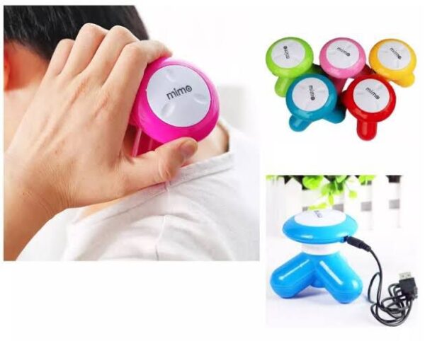 Mini Mimo Massager with Box (Cell Operate and Direct USB Power both options) random color