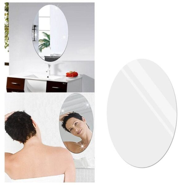 Mirror wall  sticker  ( Size: 200mmx300mm )