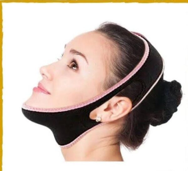 chin strap for double chin ,Face Slimming Belt Chin Cheek Face Line Strap ( random color )