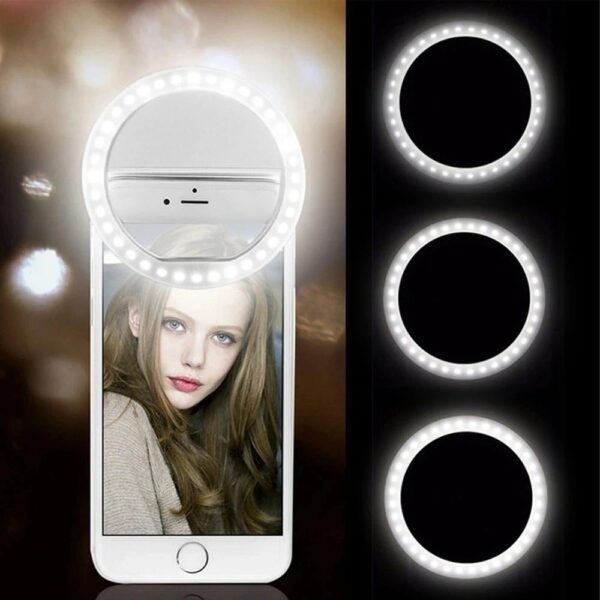 Selfie Ring Light With LED Camera Photography Flash Light - Image 3