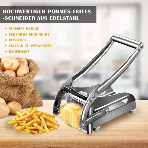 Stainless Steel French Fries Potato Cutter Double Blade High - Image 6