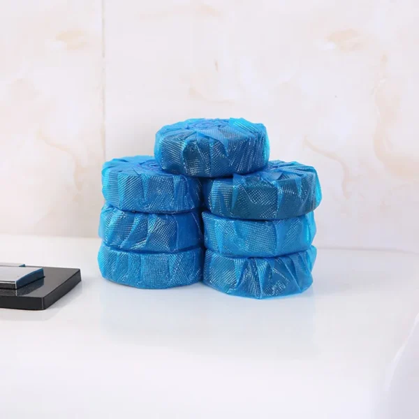 Blue Toilet Blocks Auto Toilet Cleaner 4 pcs Set - Image 4