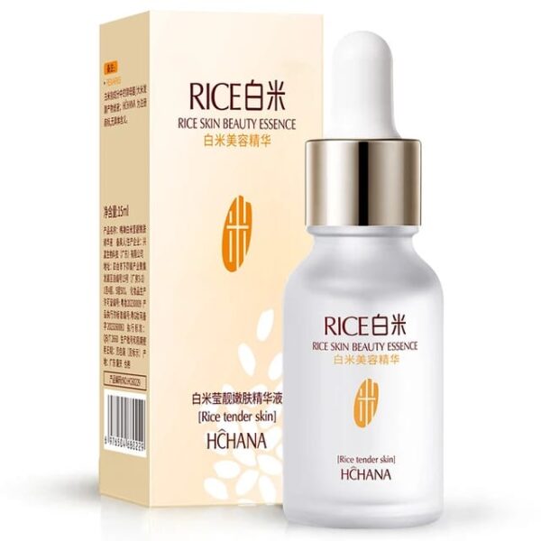 ROREC Collagen White Rice Face Serum Infused with Hyaluronic Acid Essence for Pore Refinement, Moisture Balance, Oil Control, Anti-Wrinkle Defense, and Skin Brightening