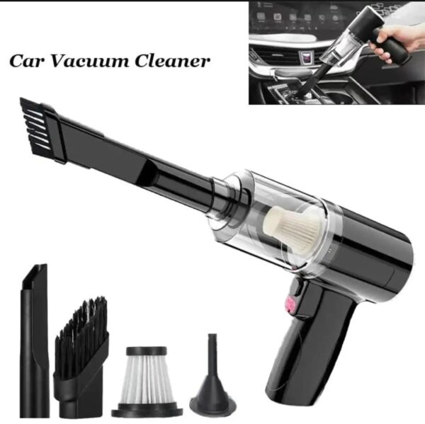 3 In 1 Portable Vacuum Cleaner Duster Blower Air Pump Wireless Hand-Held Cleaning For Car Home PC - Image 3