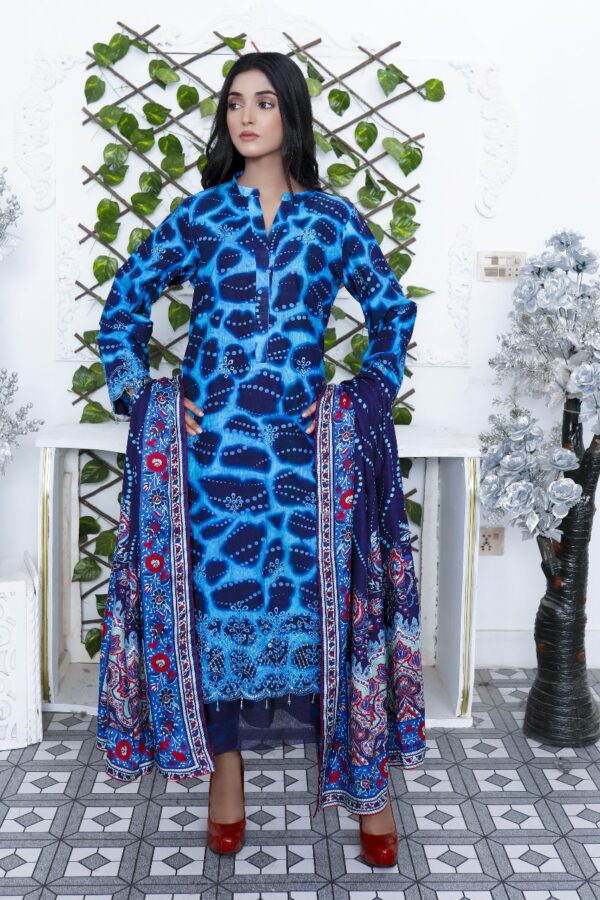 RIPPLE COLLECTION  Unstitched  3 PIECES PRINTED EMBROIDERED KHADDAR COLLECTION Party Wear | winter 23