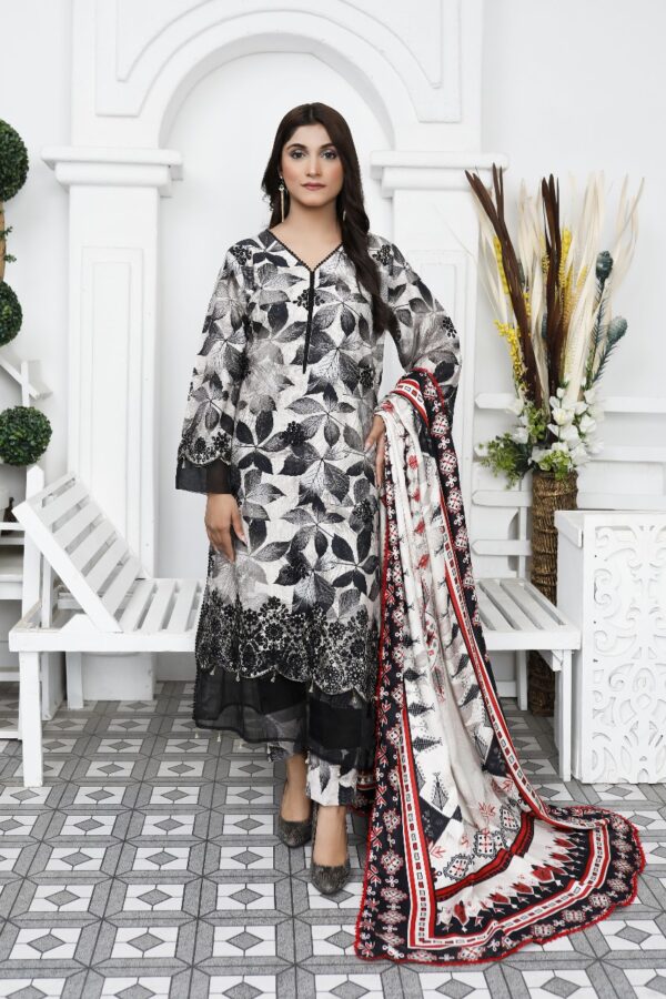 RIPPLE COLLECTION  Unstitched  3 PIECES PRINTED EMBROIDERED KHADDAR COLLECTION Party Wear | winter 23